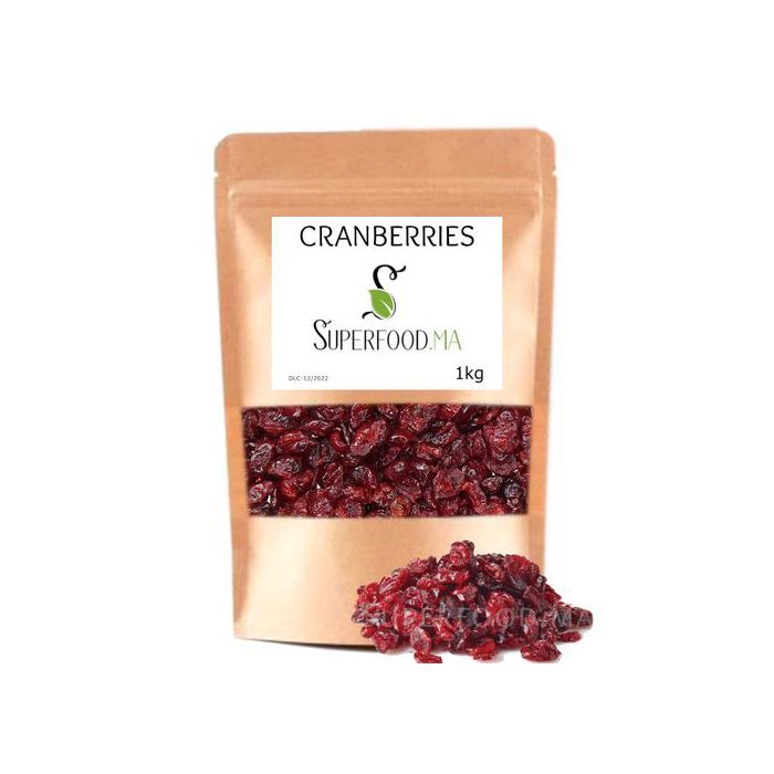 Cranberry Superaliment Antioxydant, vitamine C, infection urinaire, cystite 1kg