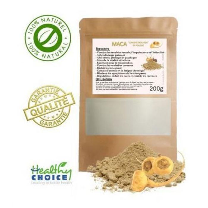 POUDRE  MACA - Accelère la pousse des cheveux / antichute 200gr