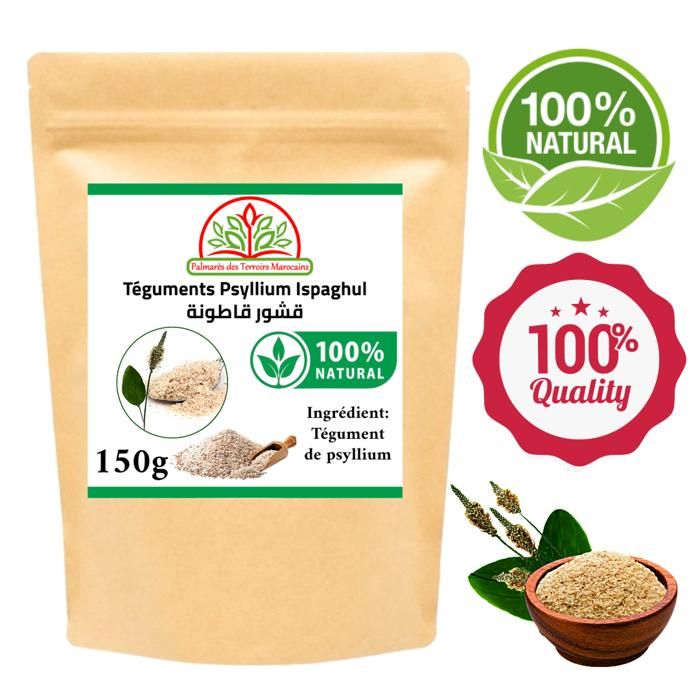 Tégument Psyllium Ispaghul Probiotique Probiotique Intestins colon irritable 150g