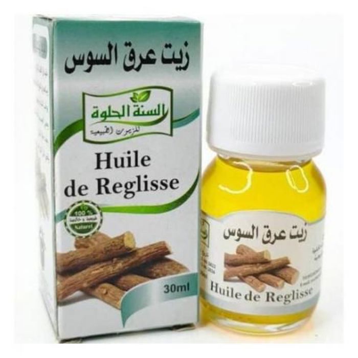 Huile - Sweet Sunnah - Reglisse - 30ml - Éclaircissant - Anti-rides - Sans parabène