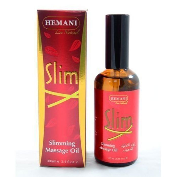 Huile de massage - HEMANI - Slimming Massage Oil - 100ml - Perte de poids - Sans parabène