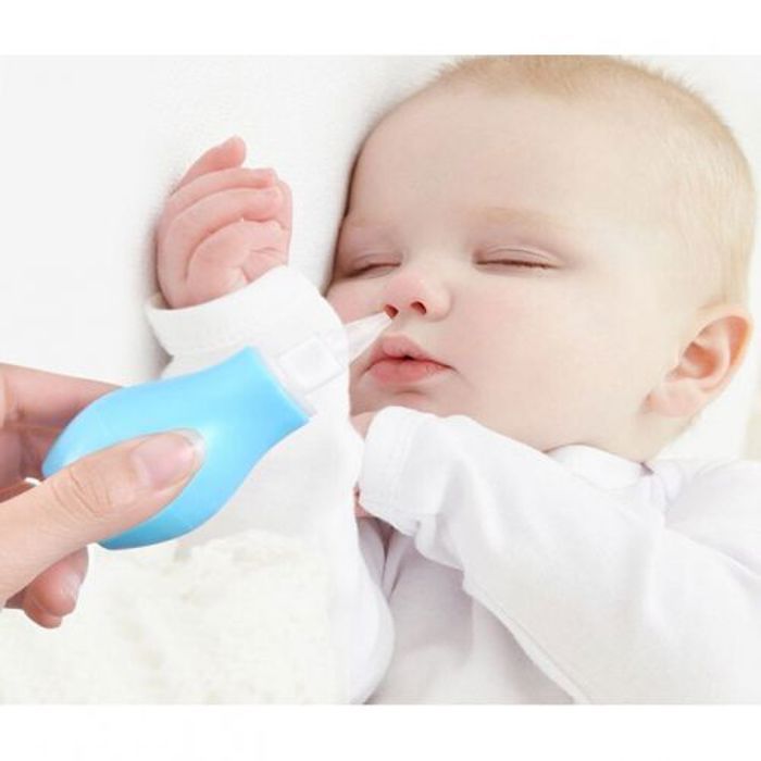 Aspirateur nasal en silicone pour bébé, nettoyage du nez à froid, sans danger