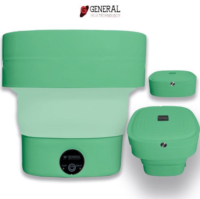 Mini Machine à laver - GENERAL - 8L - Portable - Vert - Ultrasonique