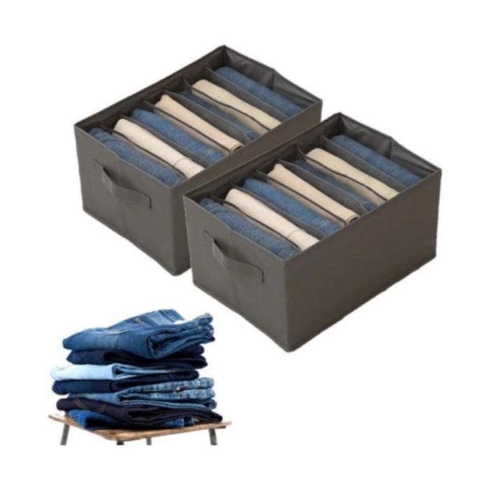 Organisateur de vêtements - Non spécifié - Ensemble de 2 - 9 compartiments - Matériau durable - Design pliable