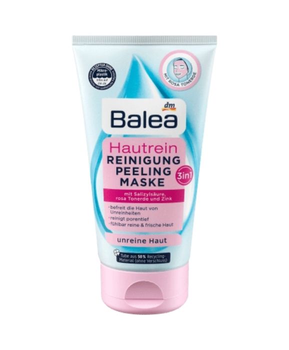 NETTOYANT VISAGE - Balea - 3 en 1 - 150 ml - Pour peau mixte - Nettoie, gomme, masque