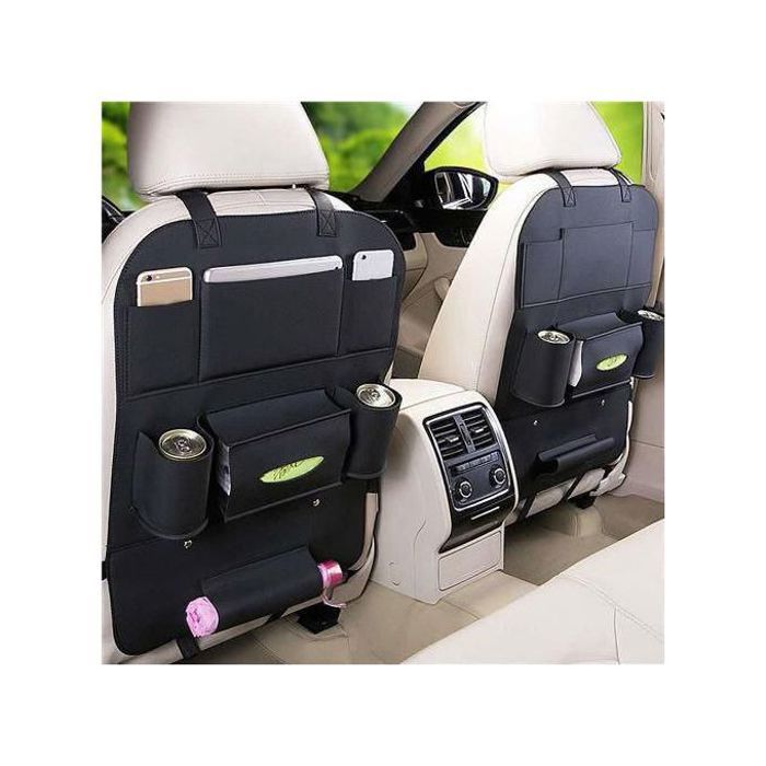 Pack Magnifique,2 organisateur de voiture,rangement pour siège auto ,noir