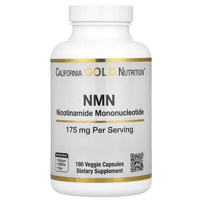 California Gold Nutrition NMN 175 mg, 180 gélules végétales