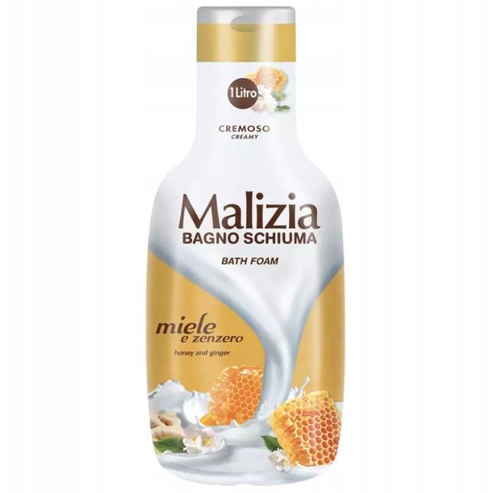 Gel Douche et Bain Moussant Miel & Gingembre 1Litre - Nettoyage doux et hydratation pour une peau nourrie