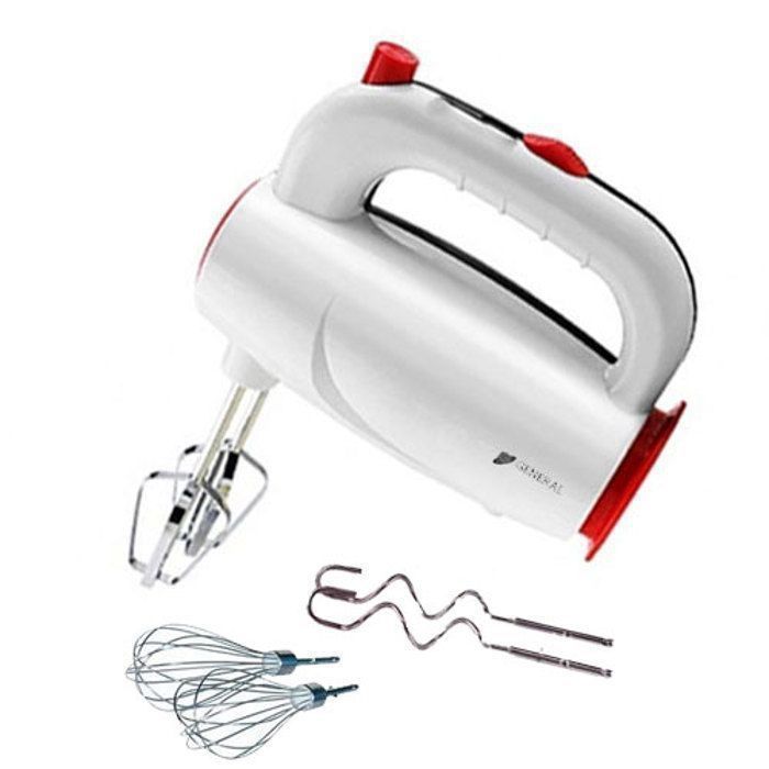 Batteur électrique - GENERAL - 3 en 1 - 5 vitesses - 100W - Couleur aléatoire