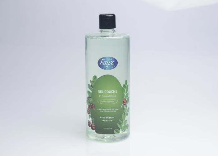 Gel de Douche - Fayz - Cherry Moringa - 1L - Sans Parabène - Mixte