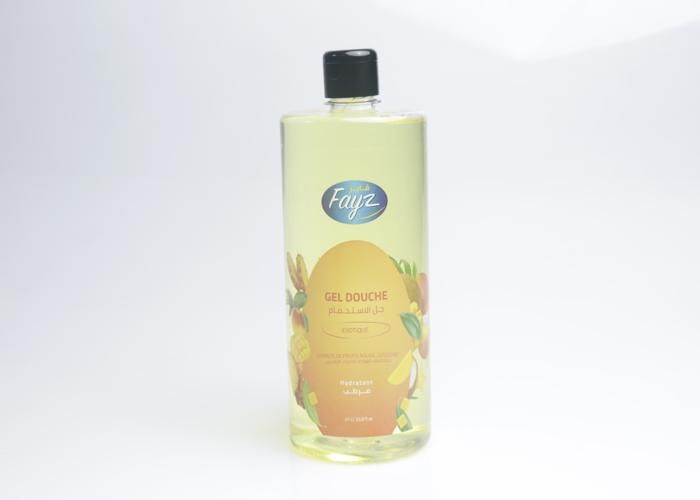 Gel de Douche - Fayz - Exotique - 1L - Sans Parabène - Parfum Envoûtant