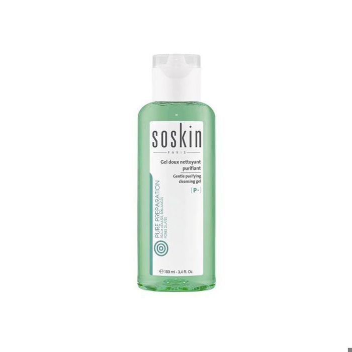 Gel Nettoyant Visage - SoSkin - Doux - 100 ml - Sans Parabène - Pour Tous Types de Peau