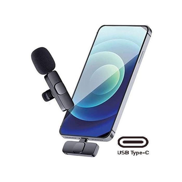Microphone professionnel  universelle de type C, sans fil