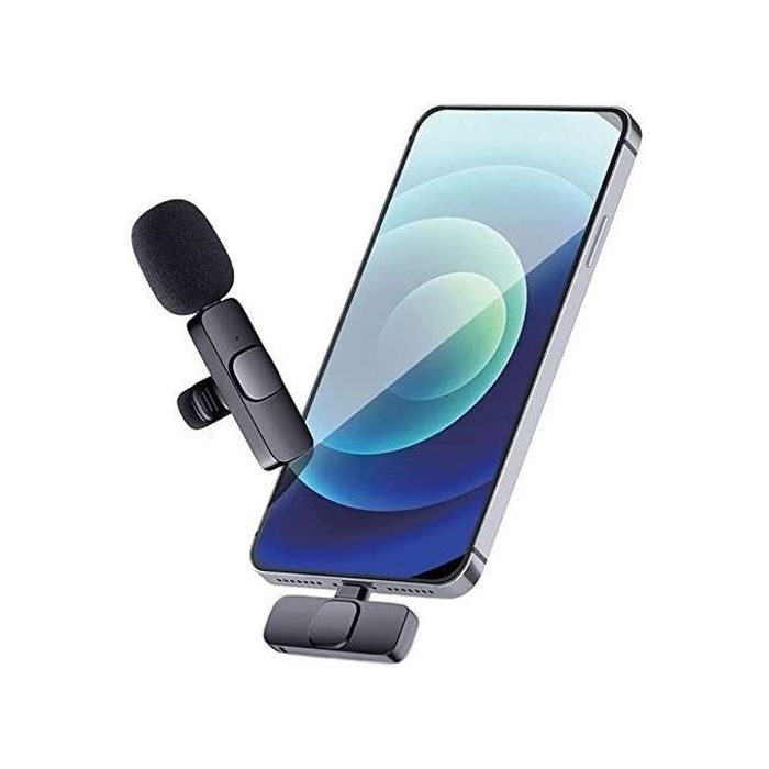 Microphone Lavalier sans fil ,pour IPhone