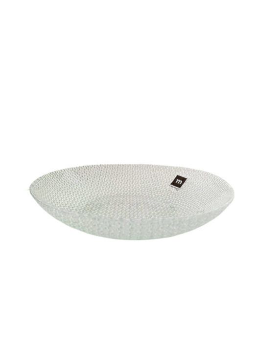 Assiette Creuse - ART KITCHEN - Andra 3804 - Verre Transparent - 21 cm - Compatible Lave-Vaisselle