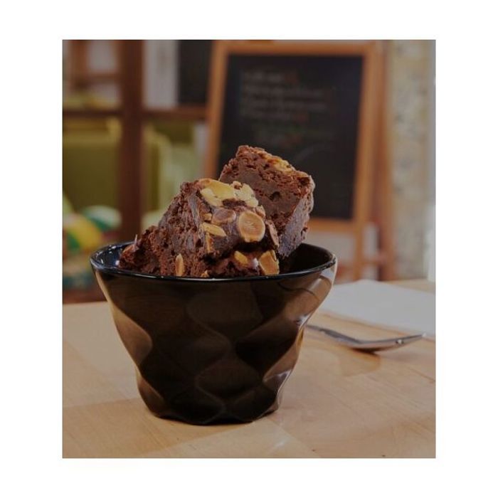 Bol - ART KITCHEN - Maeva Black 9726 - Verre Noir - 9,5 cm - 200 ml