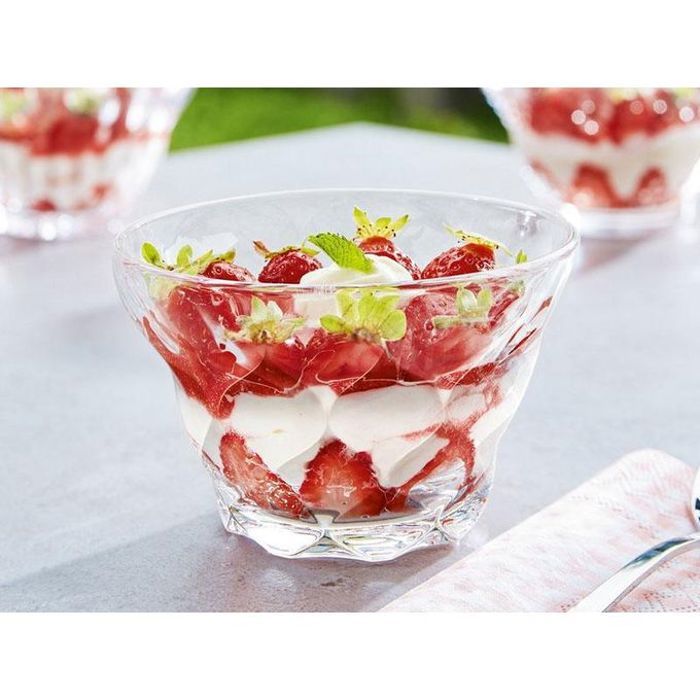 Bol - ART KITCHEN - Maeva Diamant - Verre Transparent - 12 cm - Compatible Lave-Vaisselle