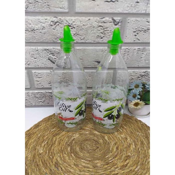 Huilier - AYA HOME - SET 2 HUILIER 1 L - Verre - 30 cm - Compatible lave-vaisselle