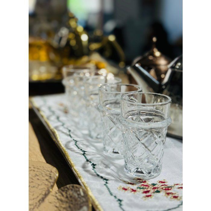 Verres à Thé - Élégance - Lot de 12 - Cristallin - Résistance - Design Raffiné