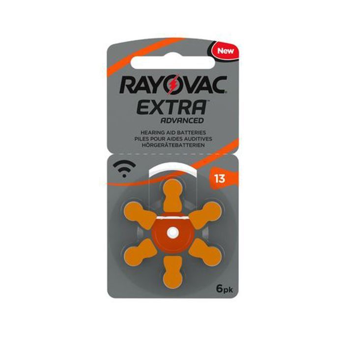 Pcs6- piles auditives Rayovac 13