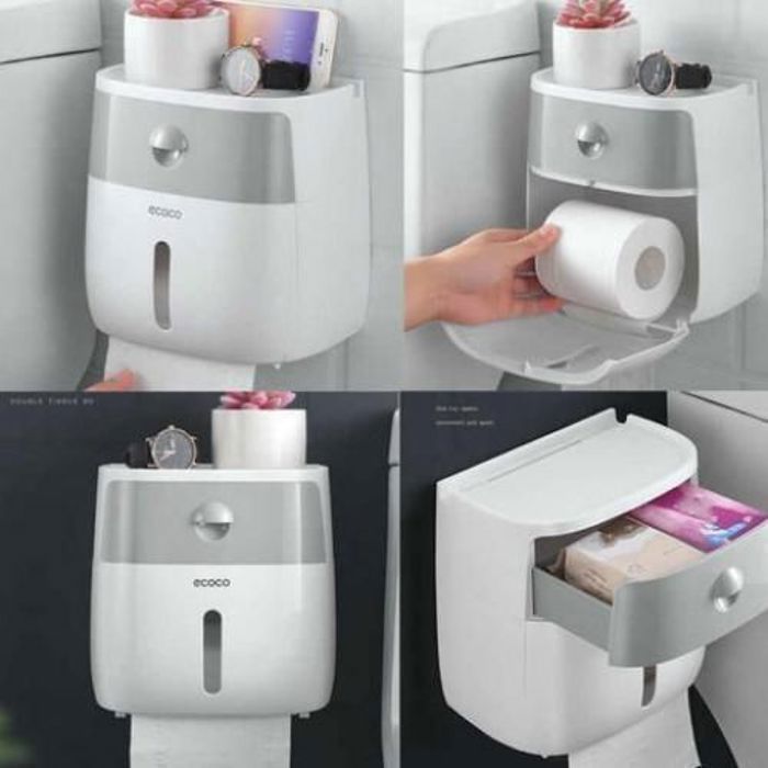 Porte Papier Hygiénique - Non spécifié - Modèle créatif - Imperméable - Pour salle de bains - Support mural