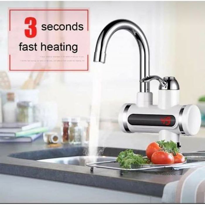 Robinet de chauffe-eau électrique avec chauffage instantané numérique