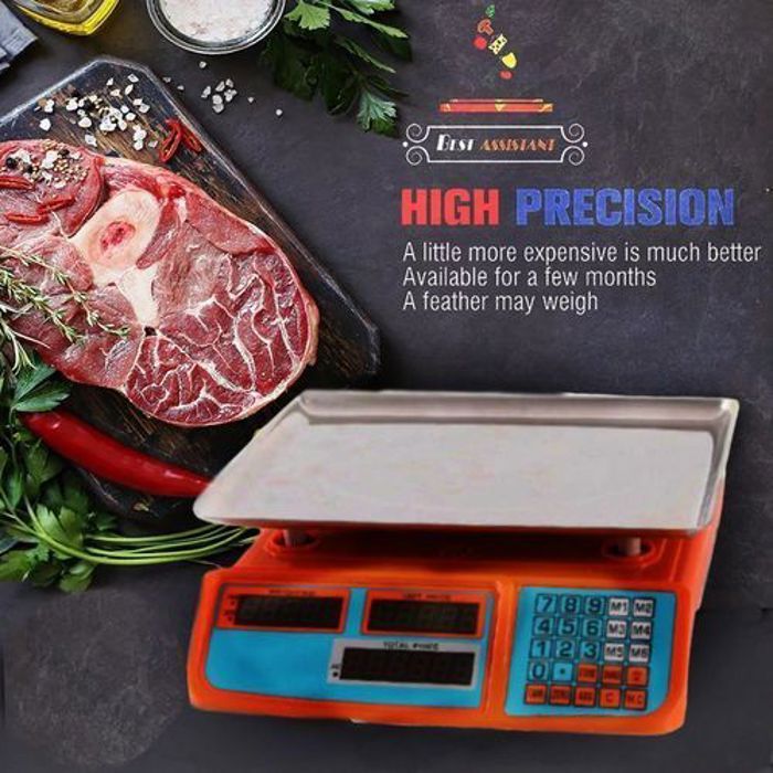 Balance électronique - Professionnelle - 40 kg - 2g - Multifonction - Rechargeable