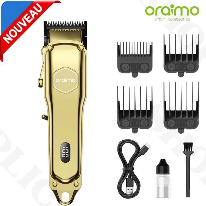 Tondeuse à cheveux professionnelle Oraimo Smart Clipper 2 Gold