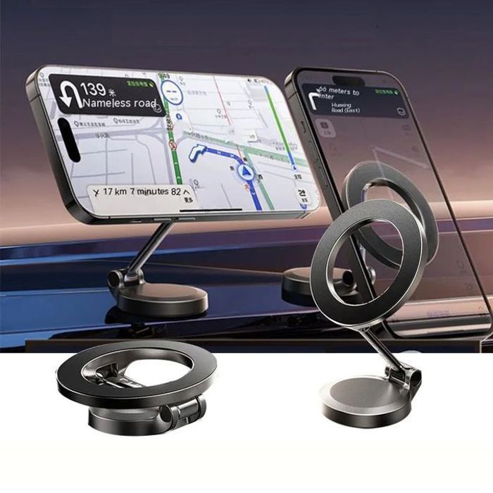 support de téléphone magnétique pliable rotatif à 360° degrés Produit vendu par roudani accessoires