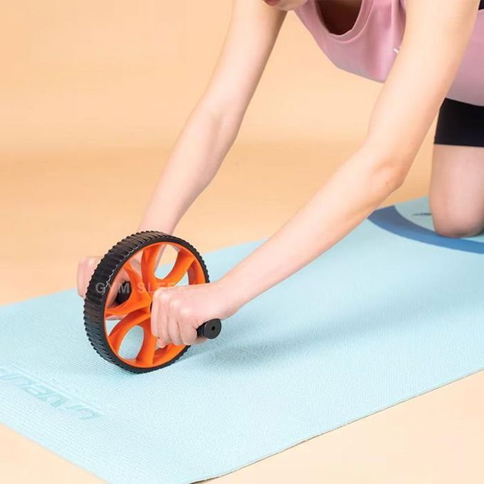 Roue Abdominale de Fitness - Renforcement Musculaire du Core, Bras et Dos - Équipement Compact et Durable pour Entraînements à Domic