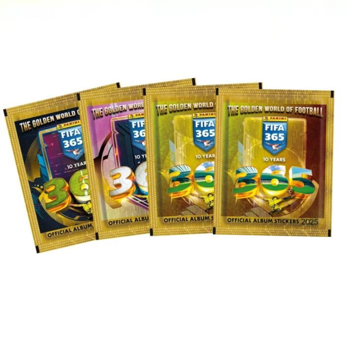 Starter Pack - Panini - FIFA 365 2025 - 1 album - 5 pochettes - 20 stickers