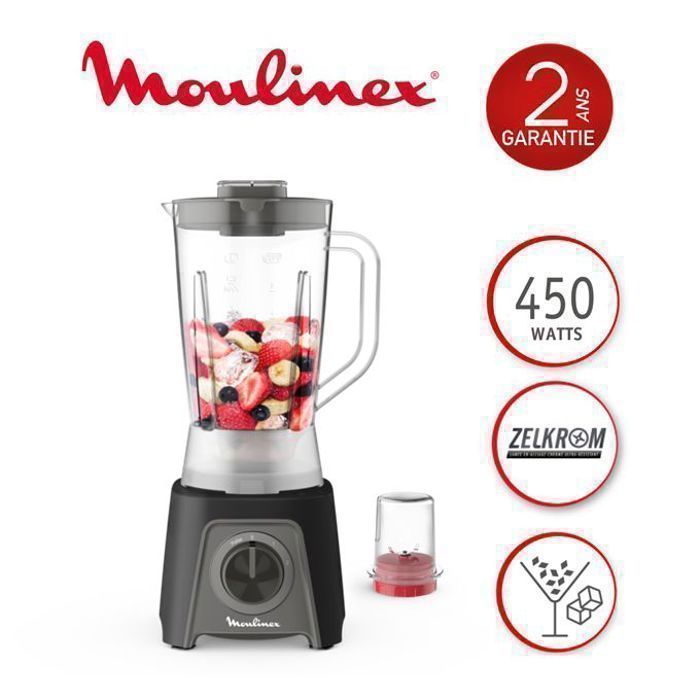 Blender - Moulinex - LM2C3824 - 1,5L - 450W - 2 Vitesses