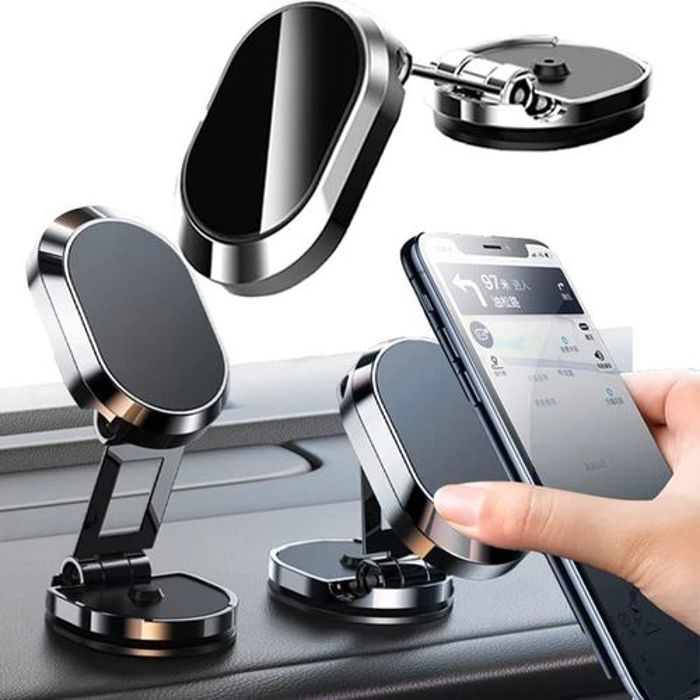 support de téléphone magnétique pliable,réglable à 360 °,