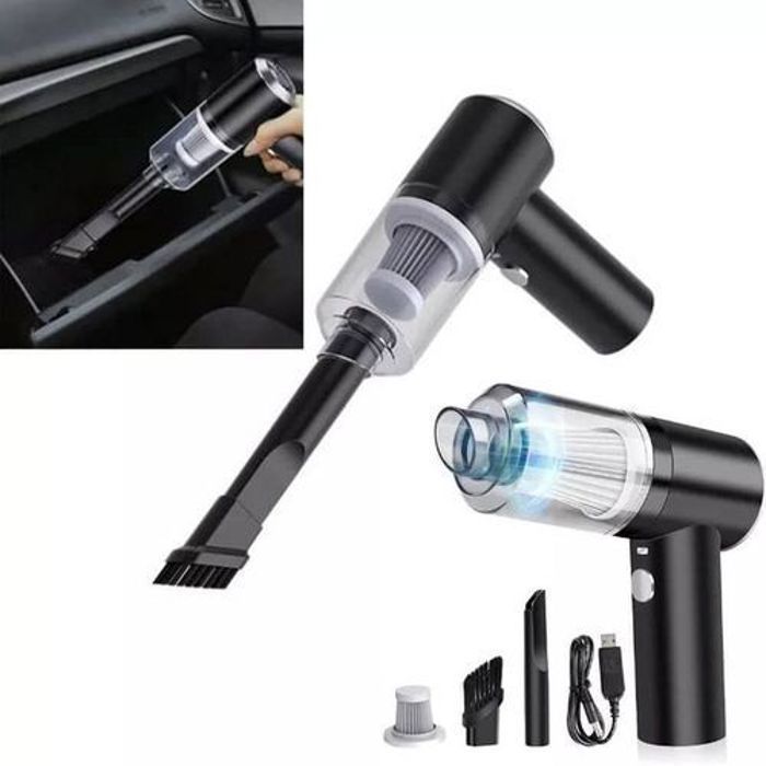 Mini Aspirateur rechargeable Portable multifonction sans fil,Charge rapide, pour voiture et maison, couleur aliatoire