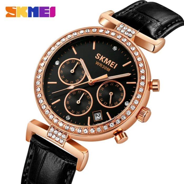 Montre-bracelet - SKMEI - SKMEI-2089 - Cuir - Quartz - Résistante à l'eau