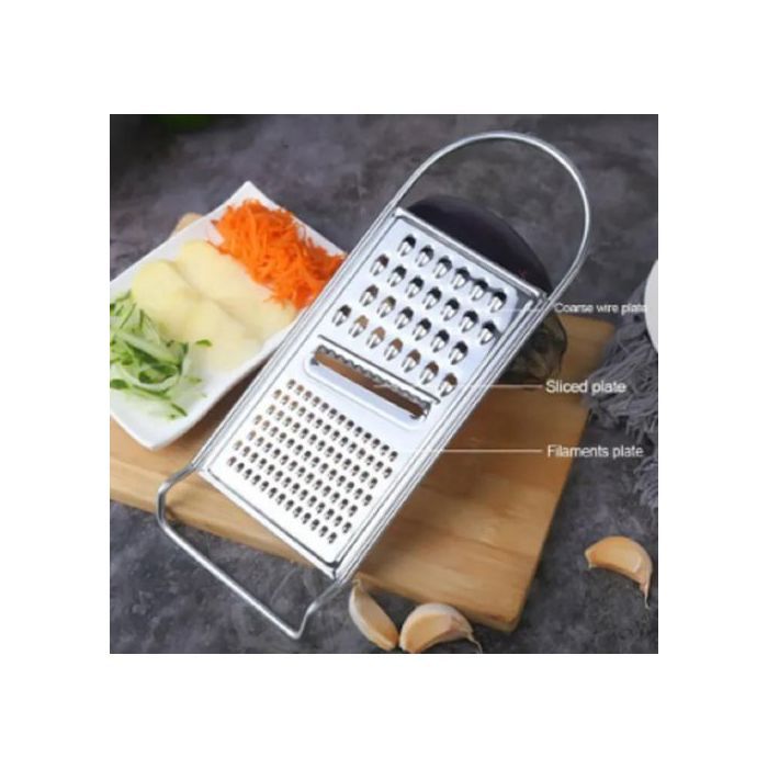 Râpe à légumes et à fromage en acier inoxydable Siostore, Trancheuse multi-usage 3 en 1