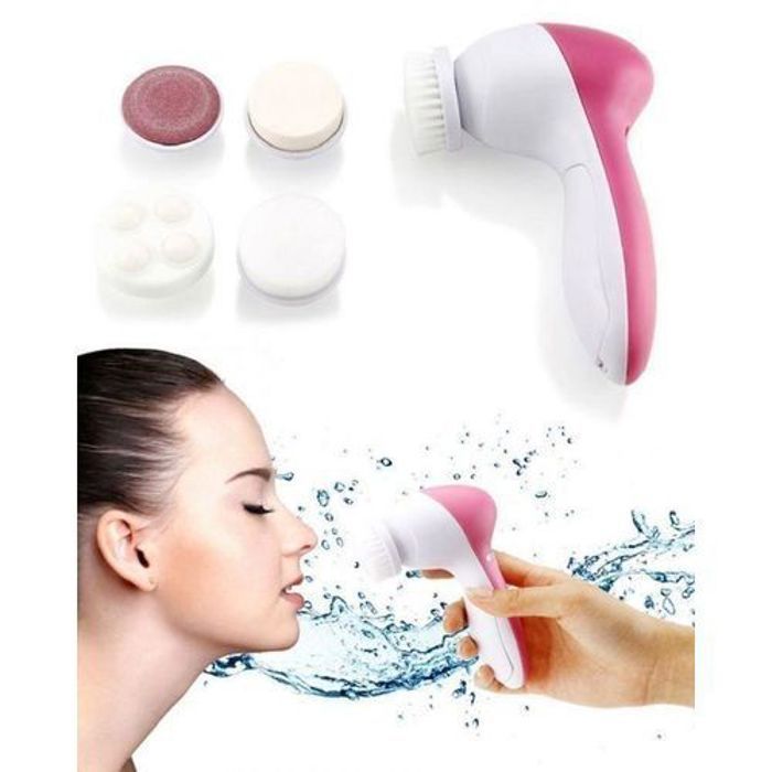 Brosse de nettoyage et massage - Non spécifié - 5 en 1 - Hypoallergénique - Mixte - 5 têtes