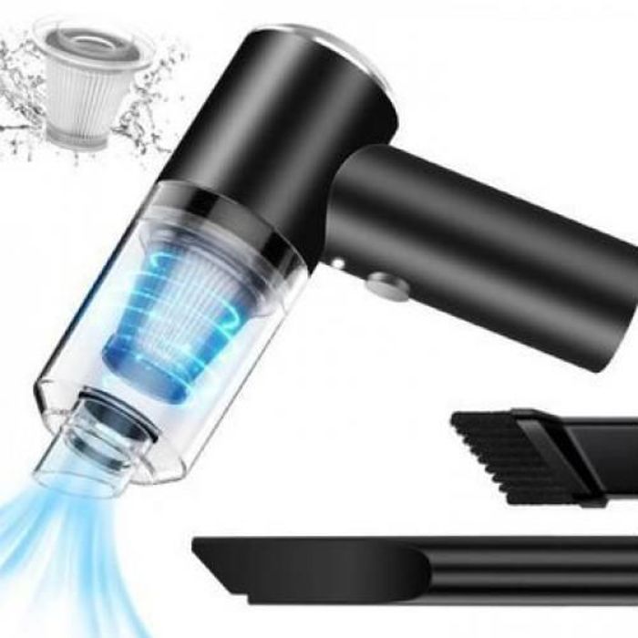 Aspirateur électrique rechargeable sans fil, Cleaneur & nettoyeur pour Maison & voiture lumière LED