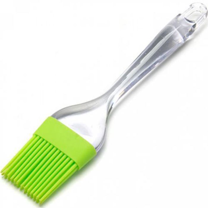 Brosse de cuisine en Silicone , Pinceau à Huile ou beurre, Couleur aliatoire