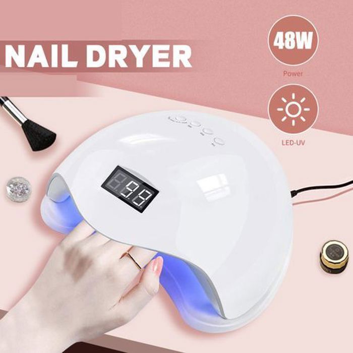 sèche-vernis à ongles, lampe à polymérisation pour ongles UV LED,  sèche-ongles, couleur aliatoire