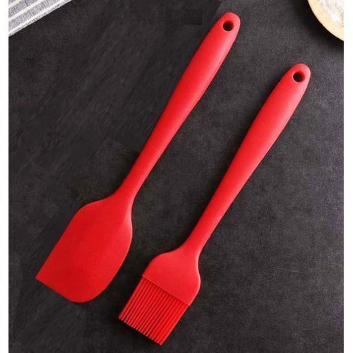 Spatule + Brosse en Silicone de qualité alimentaire // Cuillère à beurre et Pinceau