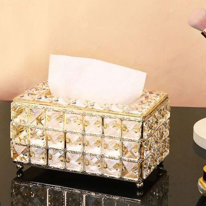 Boîte à mouchoirs rectangulaire décorative, Porte-serviettes pour Table et bureau