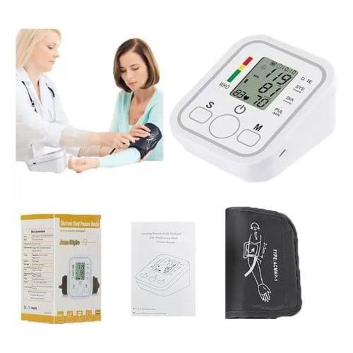 Tensiomètree médical, Moniteur de Pression artérielle numérique LCD