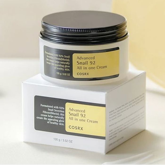Crème hydratante - COSRX - Advanced Snail 92 - 100g - 92% de mucine d’escargot - Apaisante