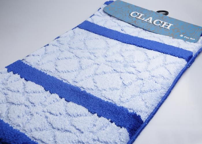 Tapis de salle de bain - GENERIC - Clach - 2 pièces - 50x80 cm, 50x40 cm - Couleur Aléatoire