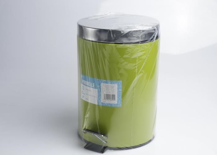 Poubelle à pédale - GENERIC - 11052-D - 5L - Couleur verte - Design moderne