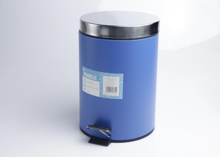 Poubelle à pédale - GENERIC - 11052-C - 5L - Couleur bleue - Pratique et esthétique