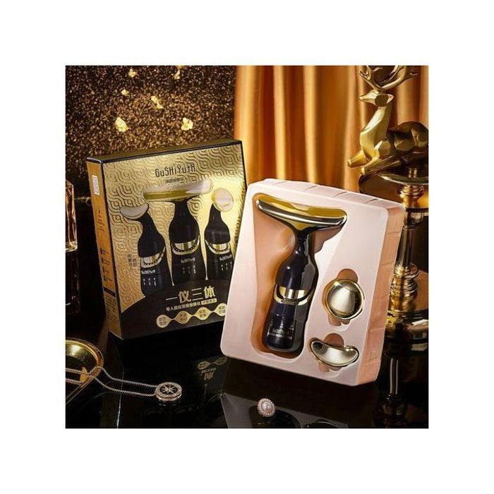 Appareil de massage visage et yeux - Non spécifié - 3 en 1 - Lifting - Vibration - Sans fil