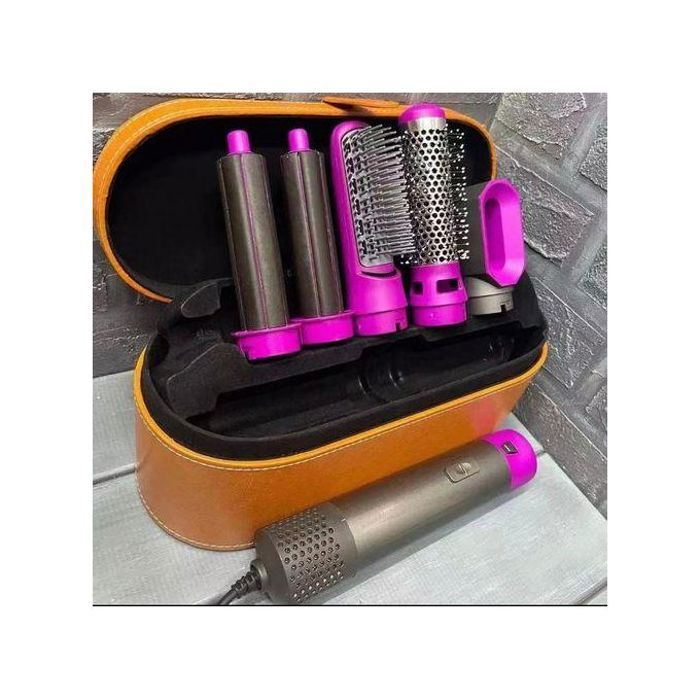 ORIGINAL Séchoir cheveux 5 in 1 brosse a air chaud multifonctions électrique, la boite couleur aléatoir