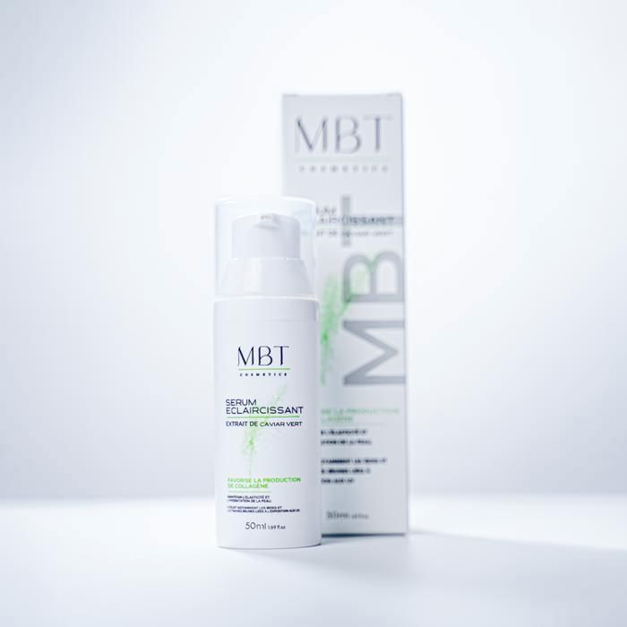 Sérum Éclaircissant - MBT - Extrait de Caviar Vert - 30 ml - Hydratation Intense - Antioxydants